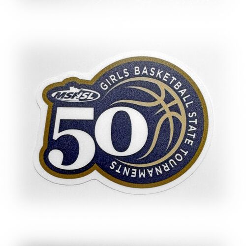 MSHSL Girls 50th Year Decal Thumbnail